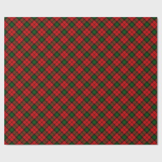Clan Kerr Tartan Cadeaupapier (Vlak)