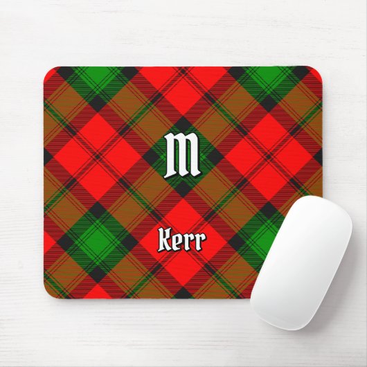 Clan Kerr Tartan Muismat (Met muis)