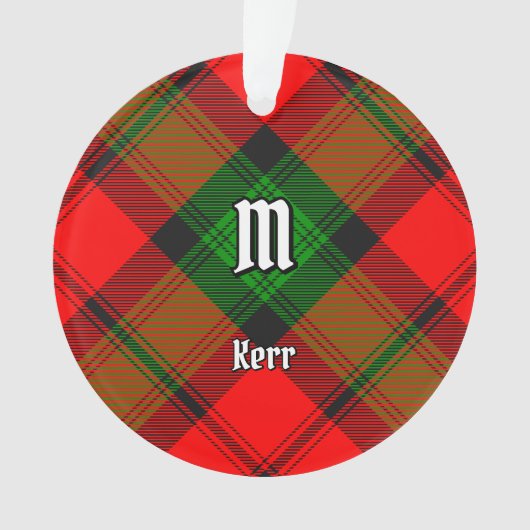 Clan Kerr Tartan Ornament (voorkant)