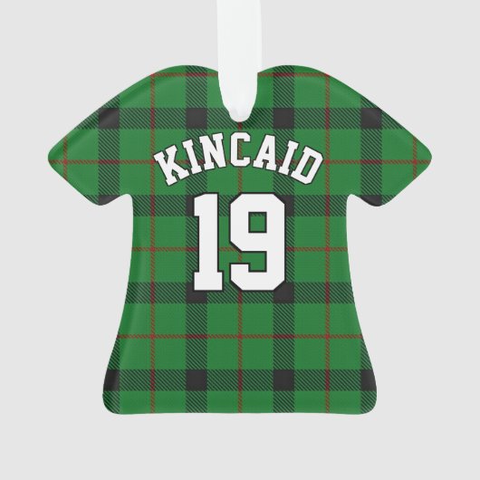 Clan Kincaid Tartan Christmas Jersey (dos)