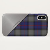 Clan Kinnaird Tartan Plaid iPhone X coque (Dos (Horizontal))