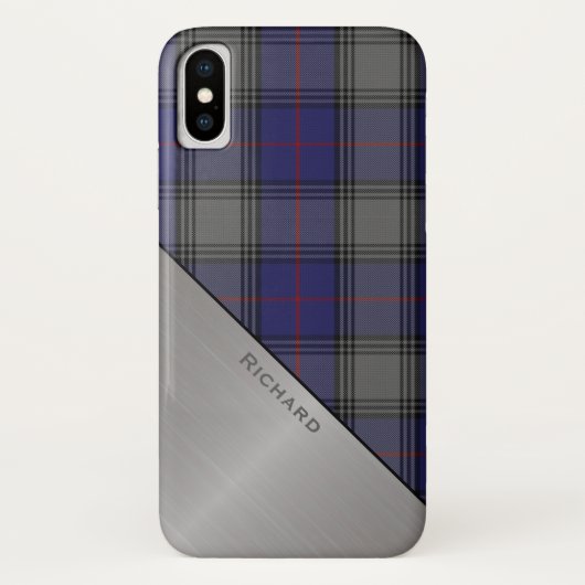 Clan Kinnaird Tartan Plaid iPhone X coque (Dos)