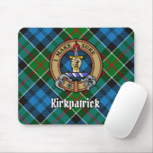 Clan Kirkpatrick Crest over Tartan Muismat (Met muis)