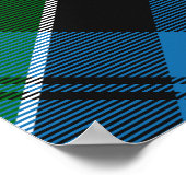 Clan Kirkpatrick Crest over Tartan Poster (Hoek)