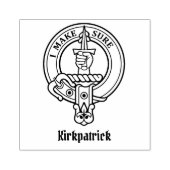 Clan Kirkpatrick Crest Rubberstempel (Afrduk)