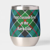 Clan Kirkpatrick Crest sur Tartan (Arrière)