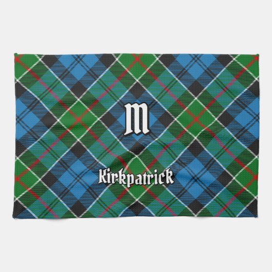 Clan Kirkpatrick Tartan Theedoek (Horizontaal)