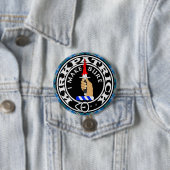 CLAN KIRKPATRICK WAPEN RONDE BUTTON 7,6 CM (In situ)
