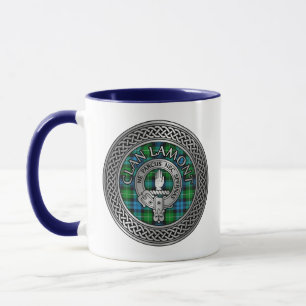 Clan Lamont Crest & Tartan Knot Mok