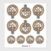 Clan Lennox Crest Sticker Set (Vel)