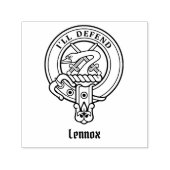 Clan Lennox Crest Zelfinktende Stempel (Design)