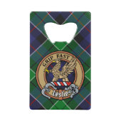 Clan Leslie Crest sur la chasse Tartan (Devant)