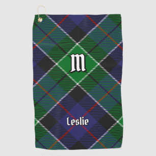 Clan Leslie Hunting Tartan Golfhanddoek