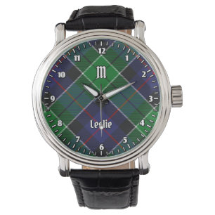 Clan Leslie Hunting Tartan Horloge