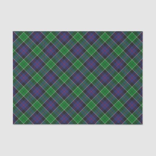 Clan Leslie Hunting Tartan Tissuepapier (Voorkant)