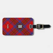 Clan Leslie Red Tartan Bagagelabel (Voorkant horizontaal)