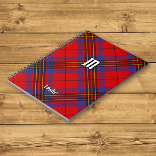 Clan Leslie Red Tartan Notitieboek