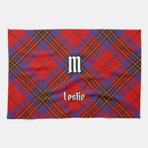 Clan Leslie Rood Tartan Theedoek