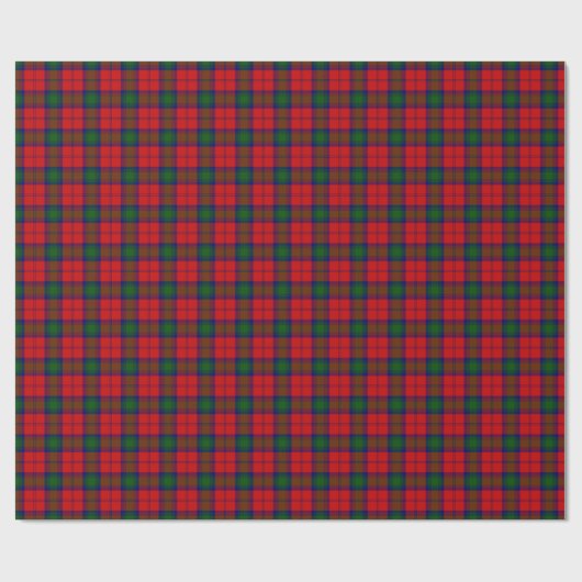 Clan Lindsay Tartan Cadeaupapier (Vlak)