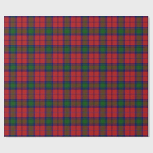 Clan Lindsay Tartan Pset Scottish Kilt Pattern Cadeaupapier (Vlak)