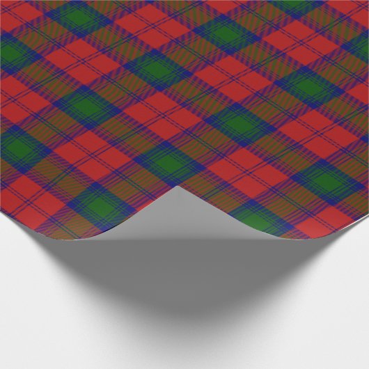 Clan Lindsay Tartan Pset Scottish Kilt Pattern Cadeaupapier (Hoek)