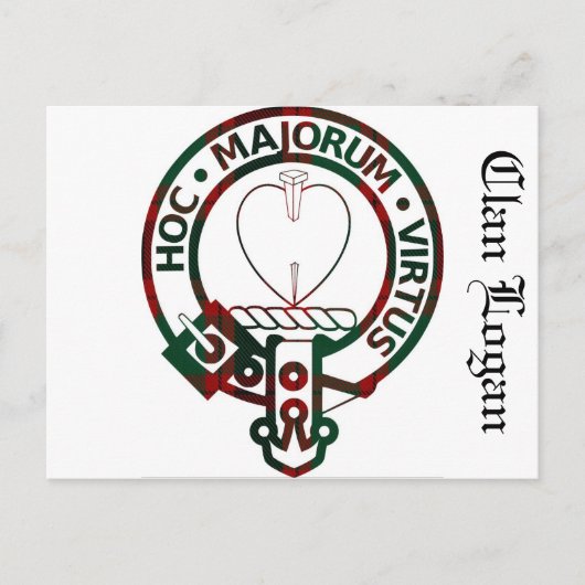 Clan Logan Crest Badge Briefkaart (Voorkant)