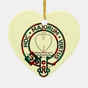 Clan Logan Crest Badge Keramisch Ornament