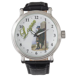 Clan Logan Schotse Droomhorloge Horloge