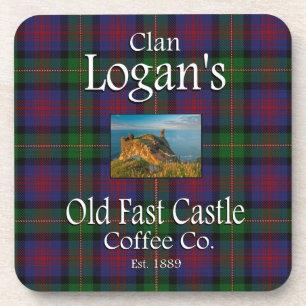 Clan Logan's Oude Fast Castle Coffee Co. Drankjes Onderzetter