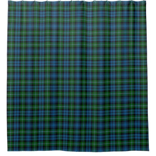 Clan Lyon Schots Erfgoed Tartan Douchegordijn (Voorkant)