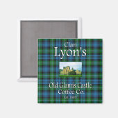 Clan Lyon's Old Glamis Castle Coffee Co. Magnet (Recto/Verso)
