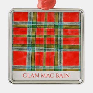 CLAN MAC BAIN Premium Carré Ornement