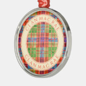 CLAN MAC RAE Premium Round Ornament (Links)