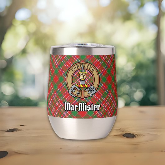 Clan MacAlister Crest sur Tartan