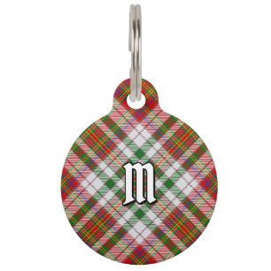 Clan MacAlister Dress Tartan Pet ID Tag Huisdierpenning