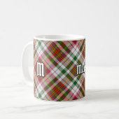Clan MacAlister Jurk Tartan Koffie Mok (Voorkant links)