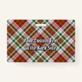 Clan MacAlister Robe Tartan Badge (Dos)