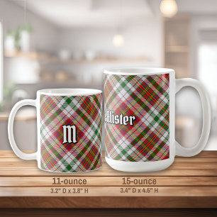 Clan MacAlister robe Tartan Café Mug