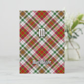Clan MacAlister robe Tartan Invitation (Debout devant)