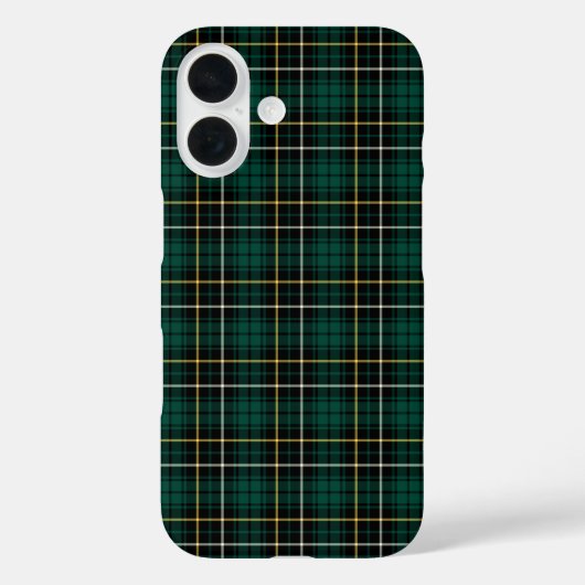 Clan MacAlpine Tartan Green en Black Pset Case-Mate iPhone Case (Achterkant)