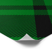 Clan MacArthur Crest over Tartan Poster (Hoek)