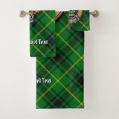 Clan MacArthur Crest sur Tartan (En situation)