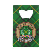 Clan MacArthur Crest sur Tartan (Devant)
