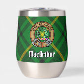 Clan MacArthur Crest sur Tartan (Avant)