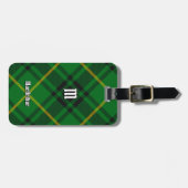 Clan MacArthur Tartan Bagagelabel (Voorkant horizontaal)
