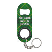Clan MacArthur Tartan Mini Flessenopener (Achterkant)
