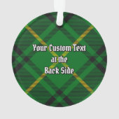 Clan MacArthur Tartan Ornament (achterkant)