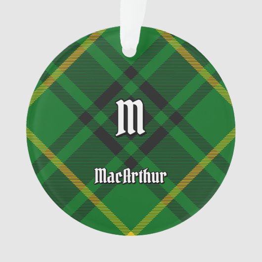Clan MacArthur Tartan Ornament (voorkant)