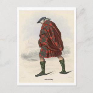 Clan MacAulay Briefkaart