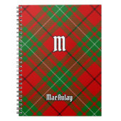 Clan MacAulay Carnet Tartan (Devant)